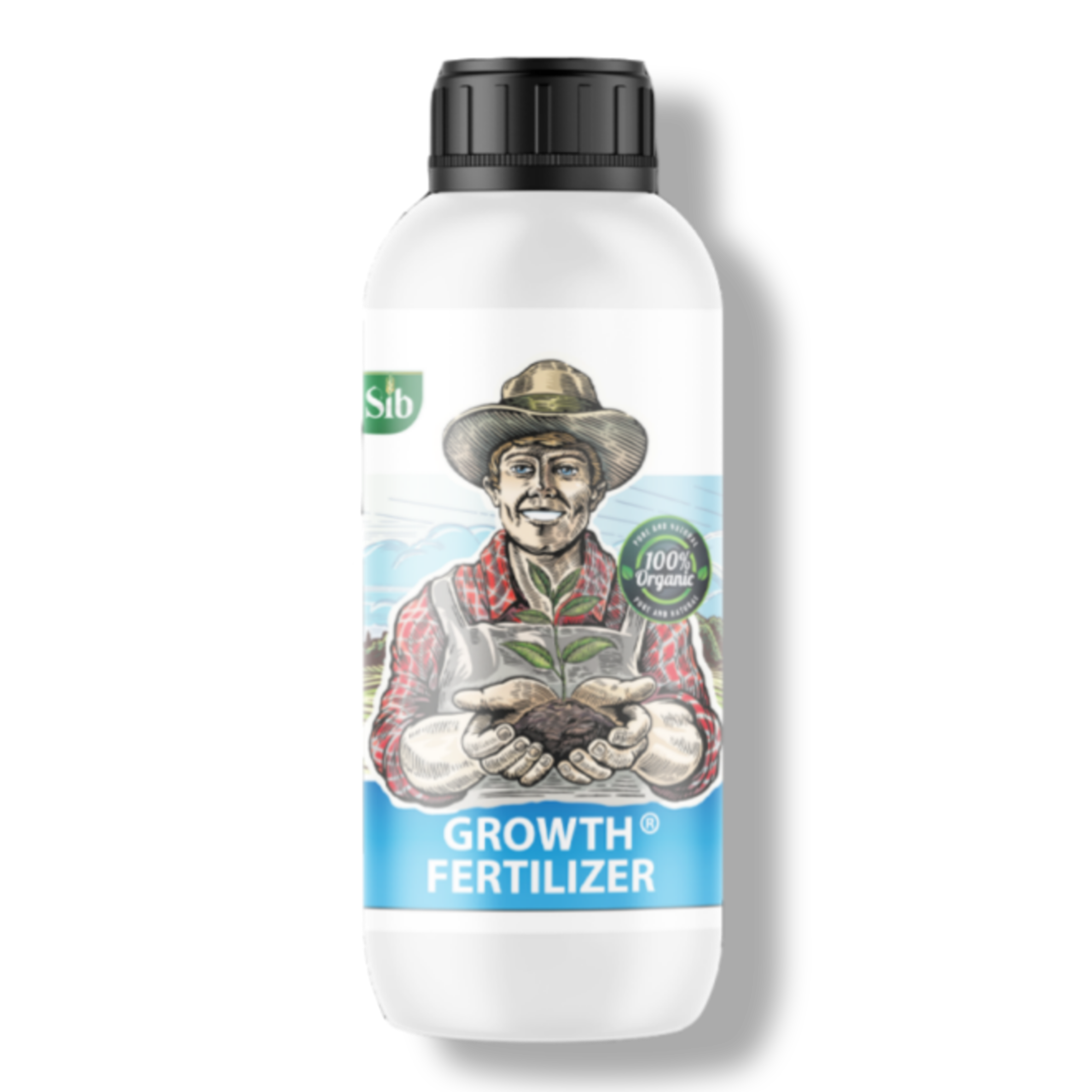 کود مایع محرک رشد ۱ لیتری سبوسیب کود ارگانیک